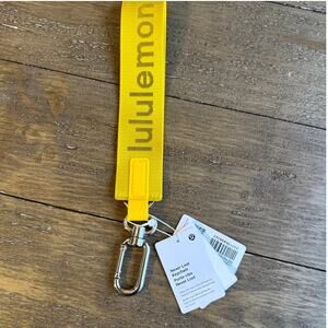 Lululemon Never Lost Keychain Maize Yellow Graphite Gray NWT   -  MZYW